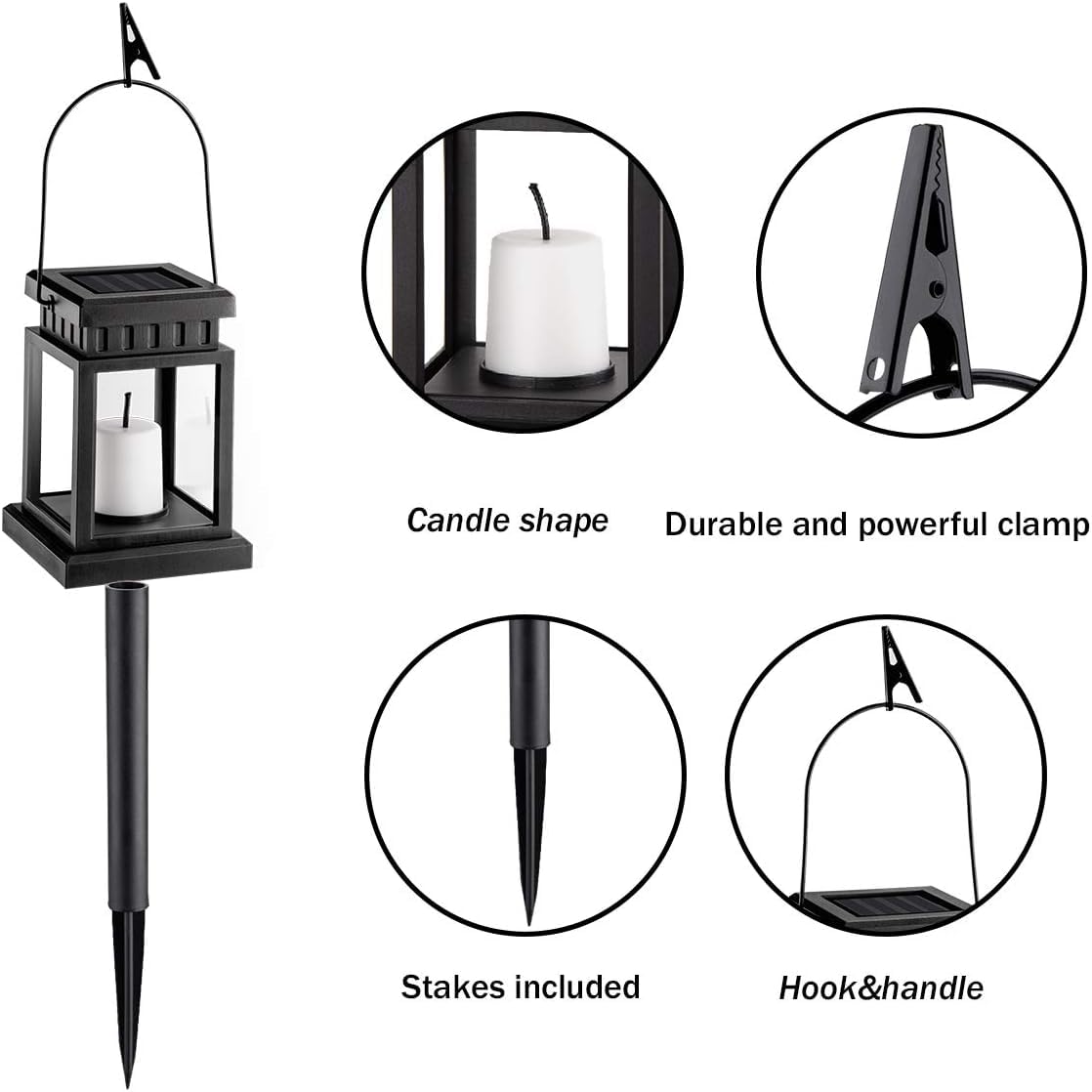GIGALUMI waterproof lanterns withstand rain for year-round use