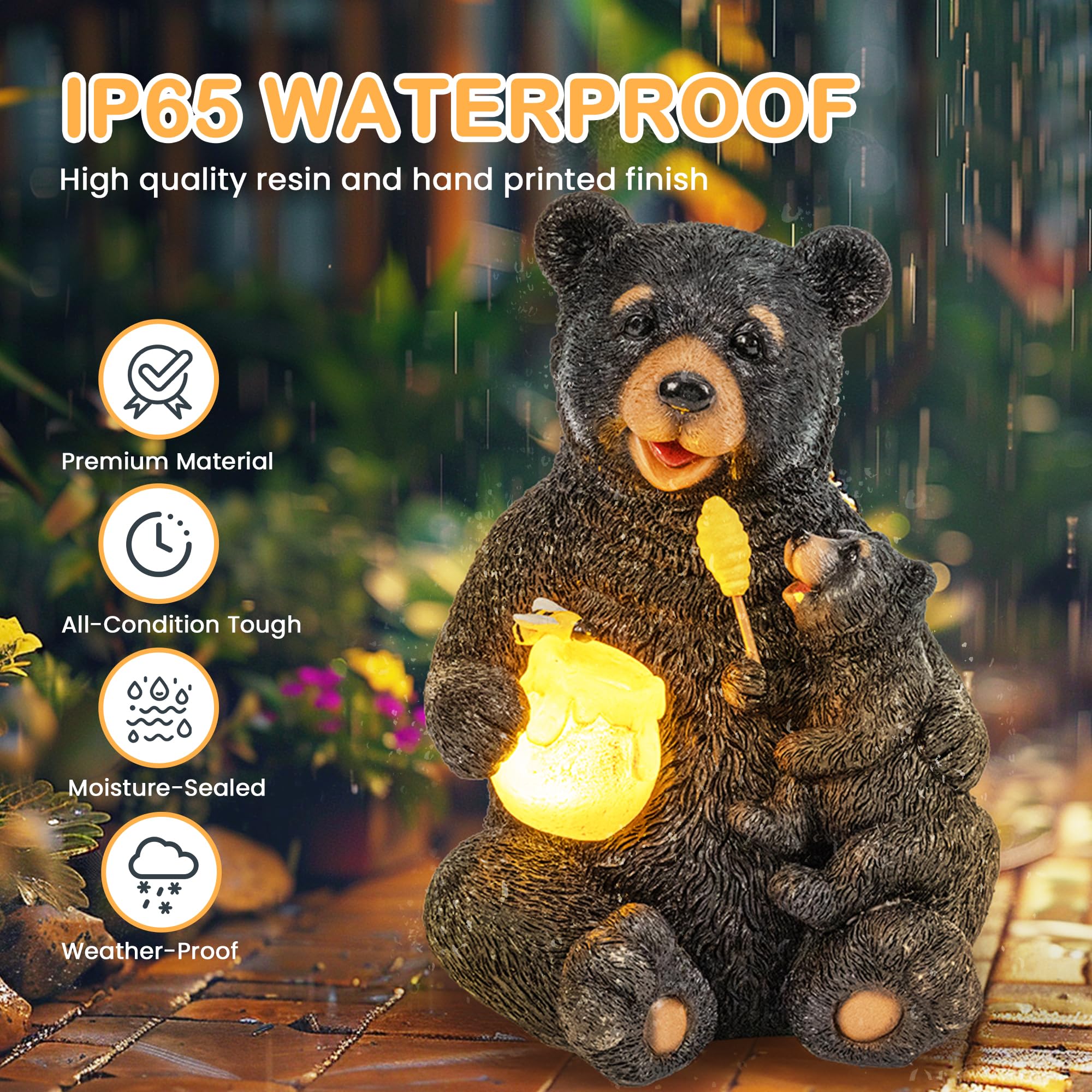 GIGALUMI bear statue makes a thoughtful gift for women and moms.