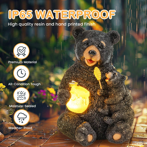 GIGALUMI bear statue makes a thoughtful gift for women and moms.