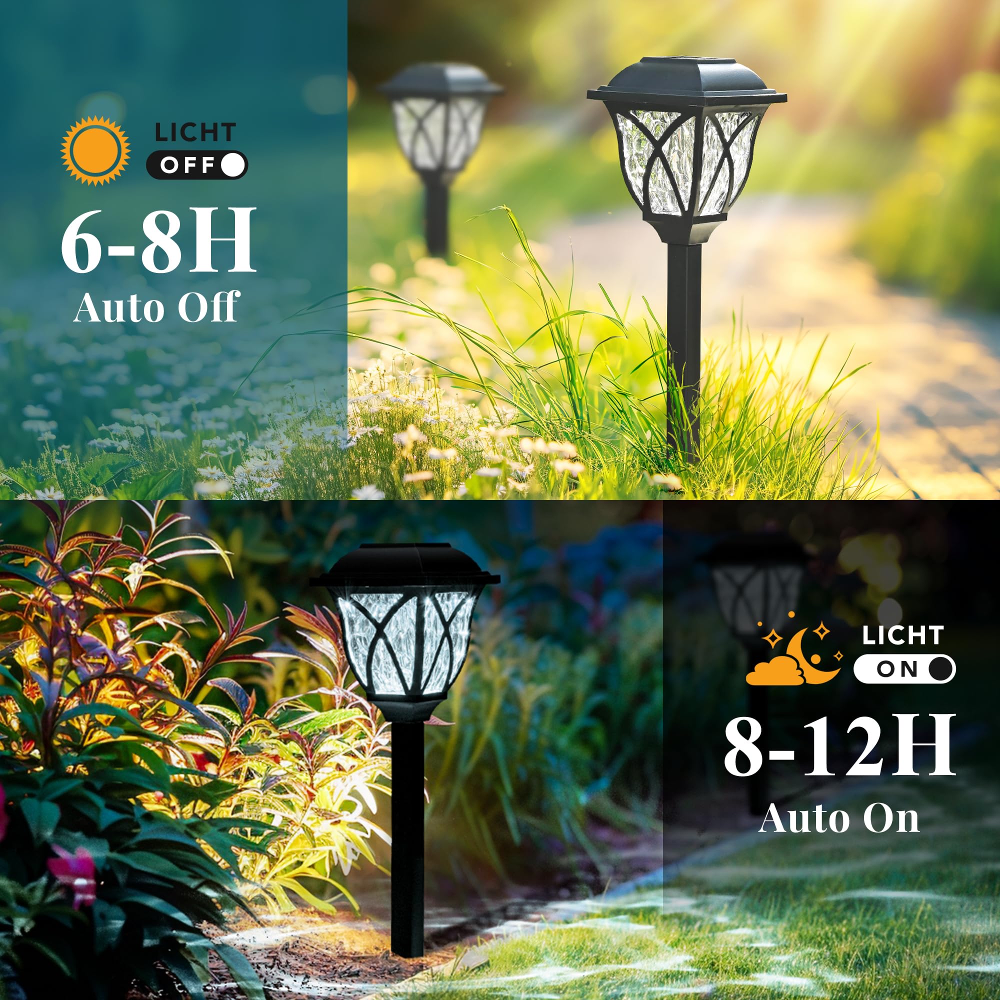 GIGALUMI easy-installation solar lights install in minutes for instant ambiance.