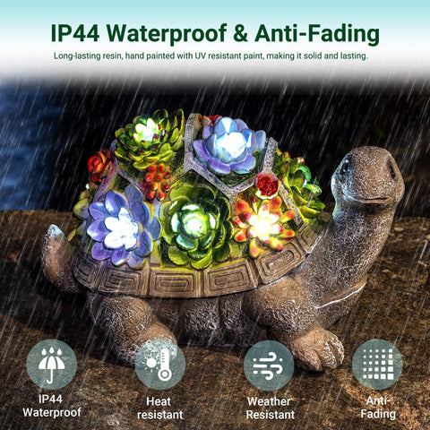GIGALUMI garden decor turtle makes a thoughtful gift for moms and gardeners.