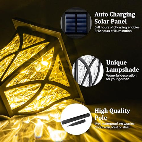 GIGALUMI garden lights durable and weather-resistant for year-round use