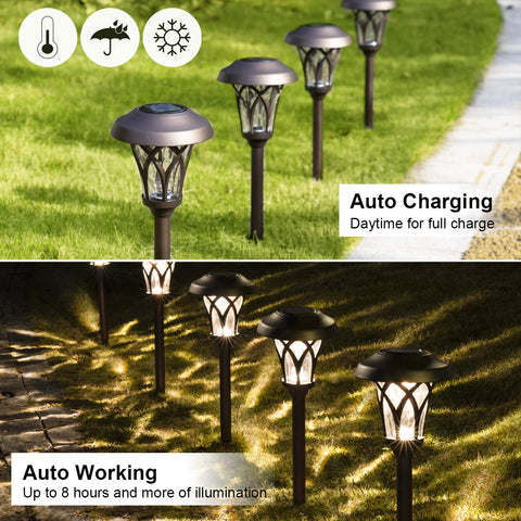 GIGALUMI gift-pack outdoor lighting set enhances any yard or garden.