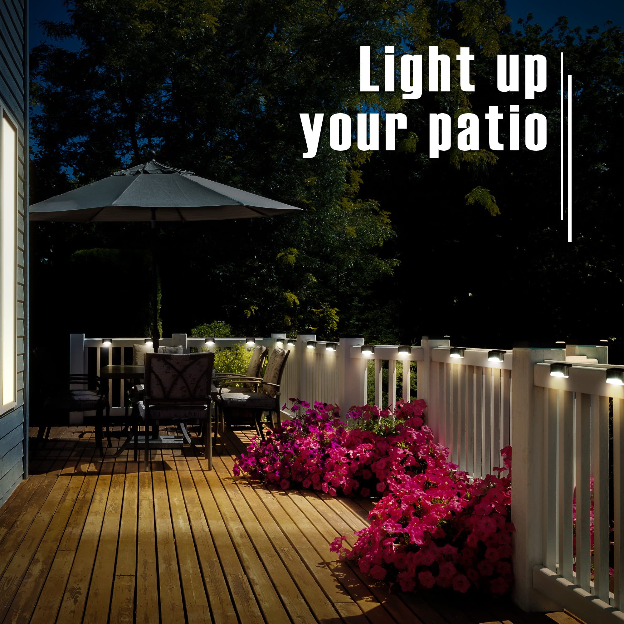 GIGALUMI deck lights night-use-yard showcases safe path lighting for garden