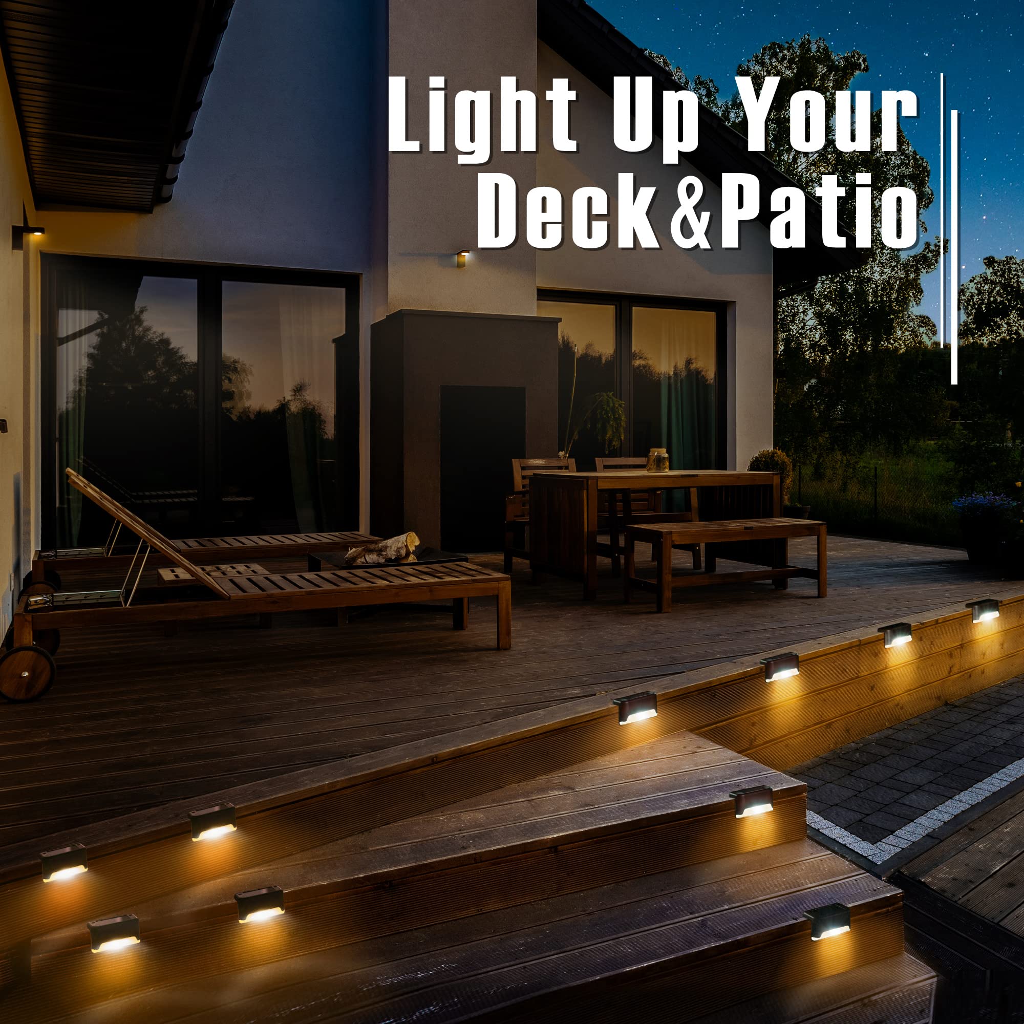 GIGALUMI deck lights stairs-illumination for safer nighttime steps