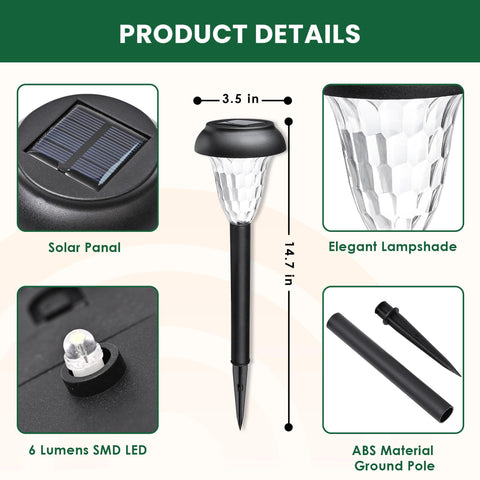 GIGALUMI outdoor-light-easy-installation, tools-free setup and quick stake insertion.