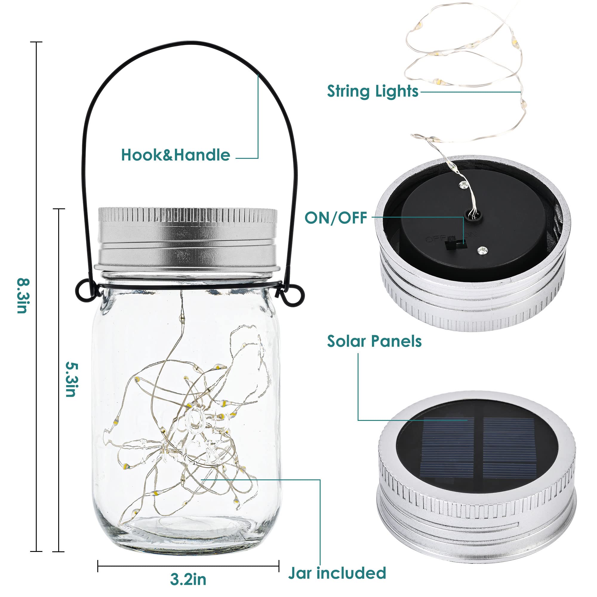 GIGALUMI outdoor lights weatherproof for sun, rain, and wind