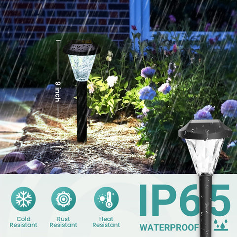 GIGALUMI outdoor solar light IP65 weatherproof design for all seasons
