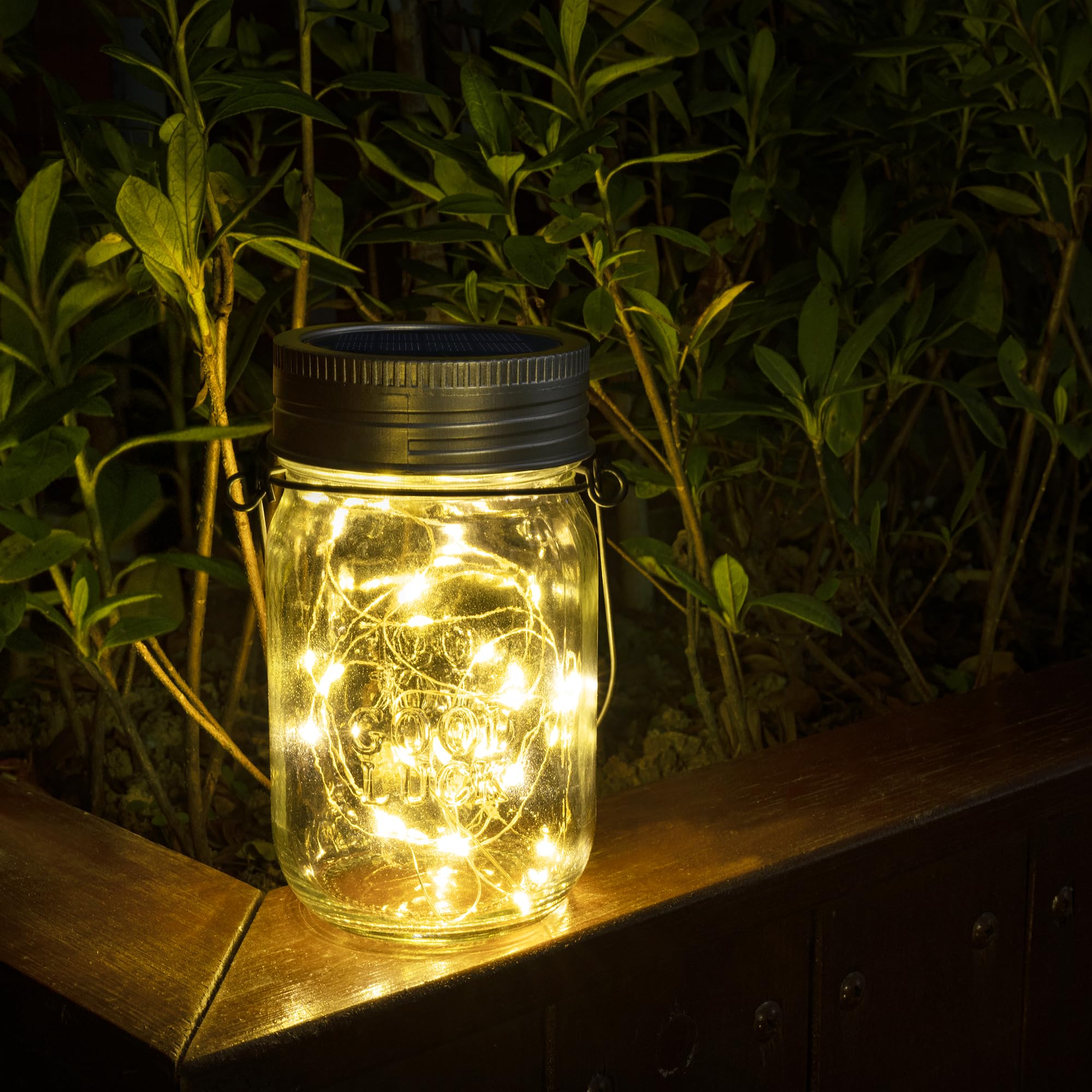 GIGALUMI six-pack mason jar lights for versatile outdoor decor
