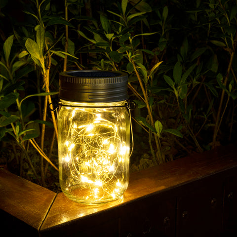 GIGALUMI six-pack mason jar lights for versatile outdoor decor