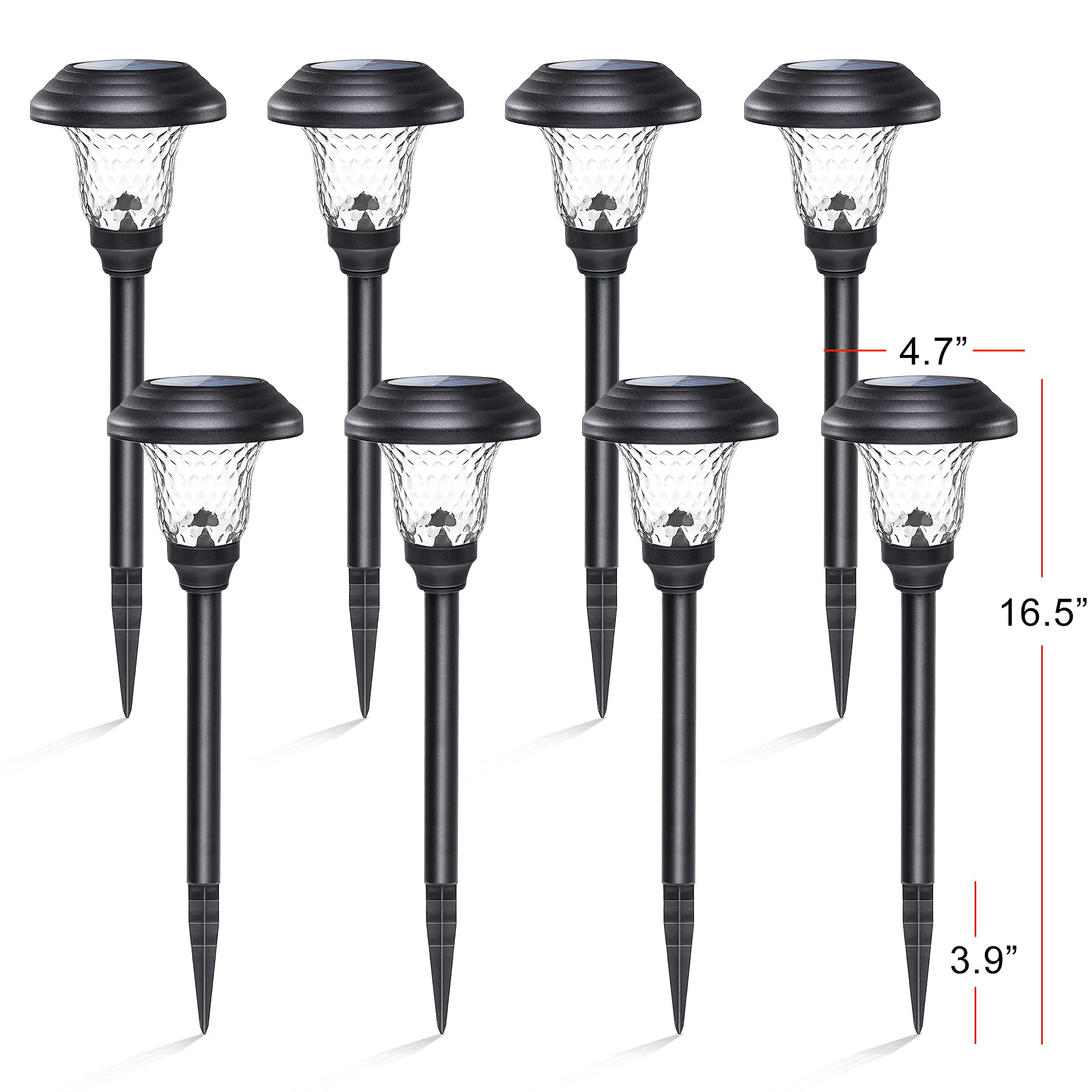 GIGALUMI solar garden light offers waterproof performance for patios and landscapes.
