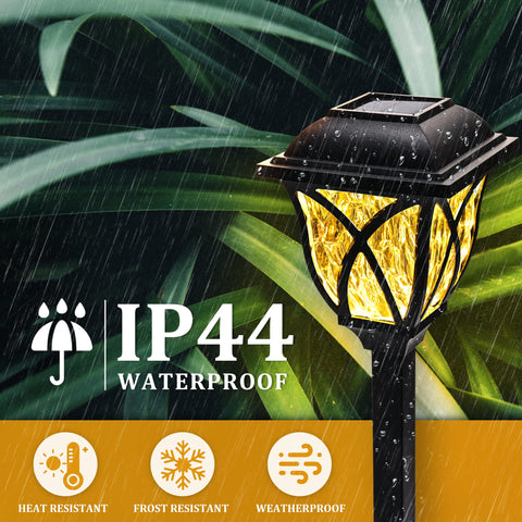GIGALUMI solar lights install quickly with simple staking method.