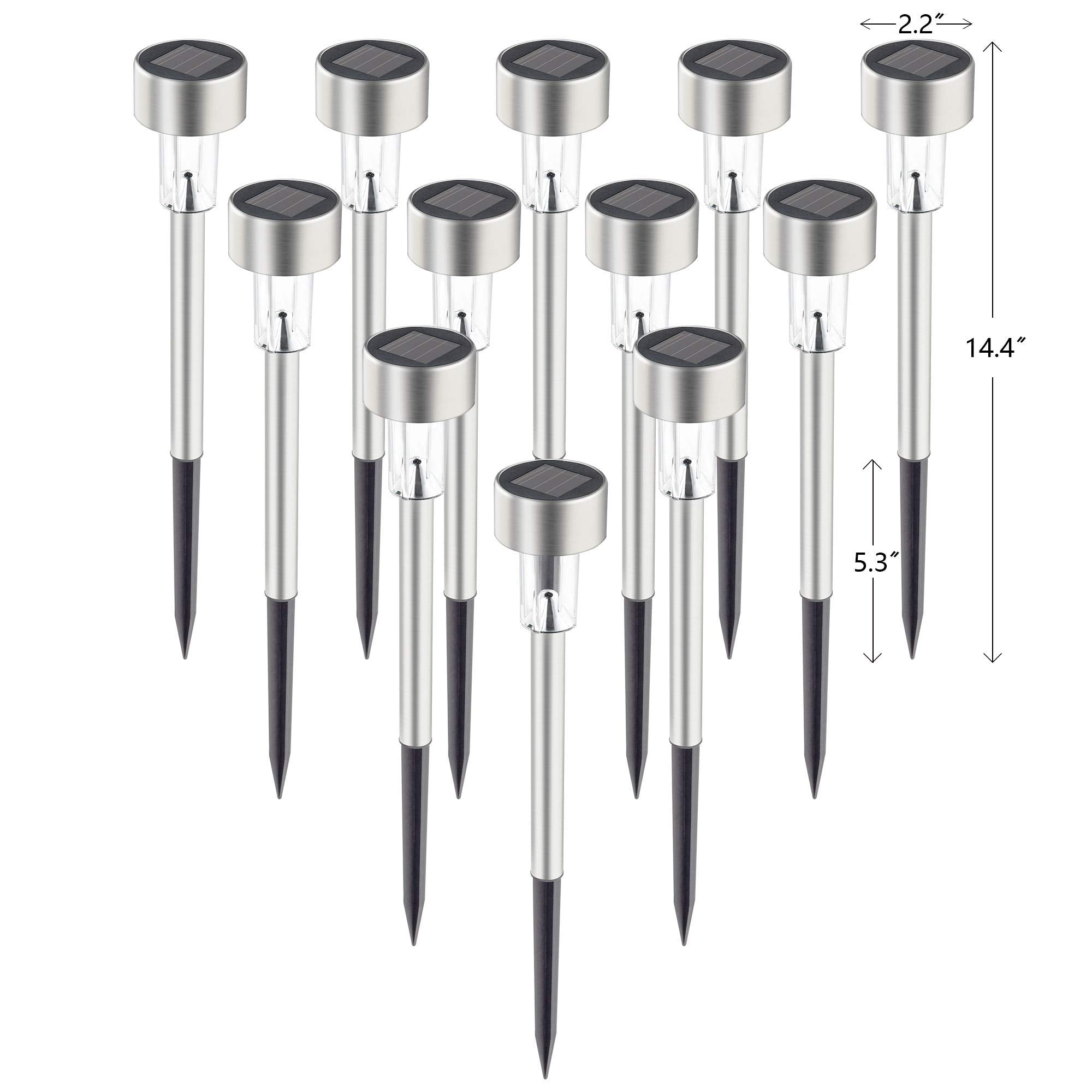 GIGALUMI easy installation stake setup for quick garden lighting