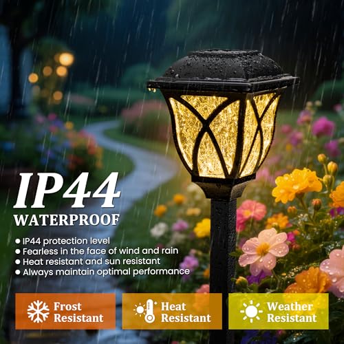 GIGALUMI pathway lights easy installation for yard paths and borders