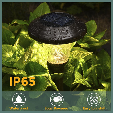 GIGALUMI IP65 waterproof outdoor lights withstand rain along pathways.