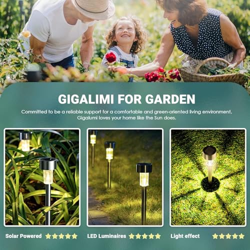 GIGALUMI stainless steel landscape light adds durable ambience along paths