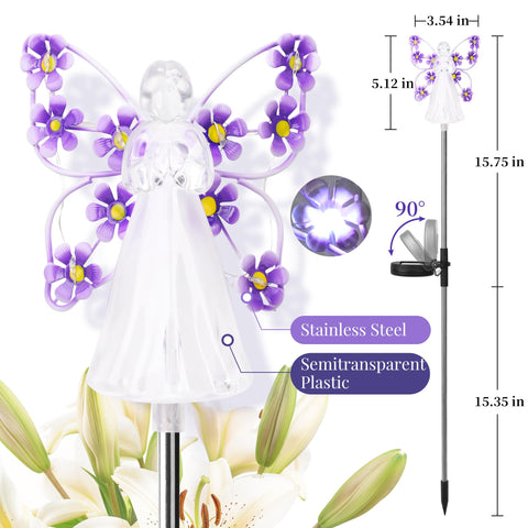 GIGALUMI 7-LED angel LED lights offer bright yet gentle night-time ambience.