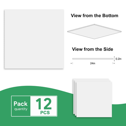 Gigrwiin ceiling panel in drop-in installation demonstrating quick setup
