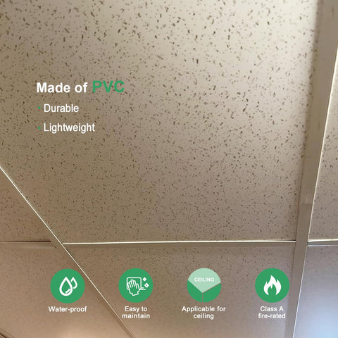 Gigrwiin fire-rated PVC tile showing safe heat resistance in commercial areas
