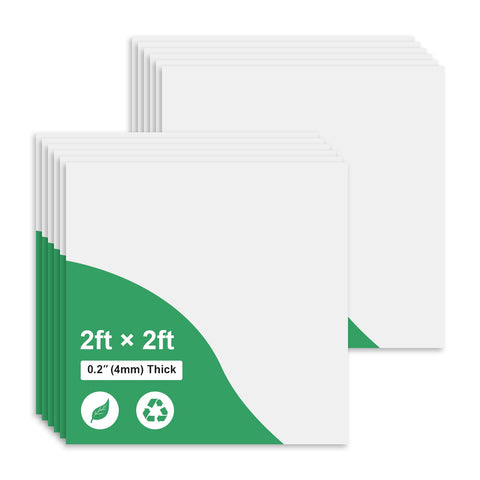 Gigrwiin smooth white drop ceiling tile 24x24 showing a clean, modern finish