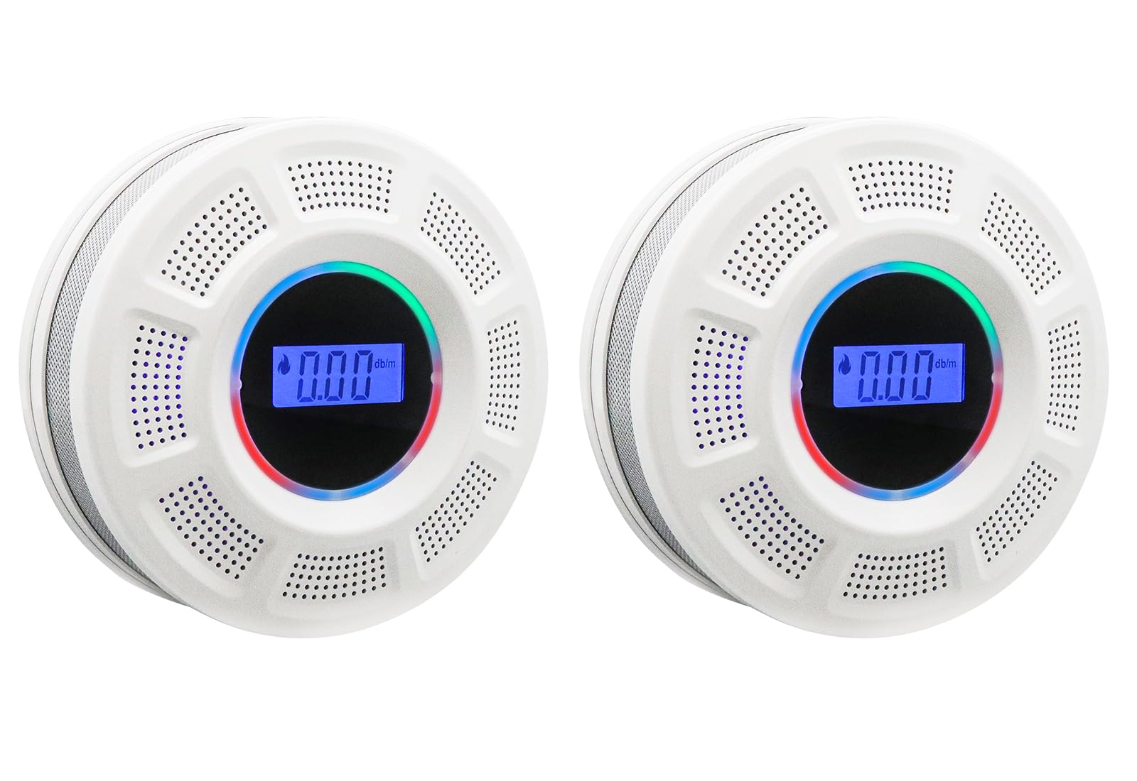 GiiHoo 2-in-1 detector front view showing compact design for versatile placement