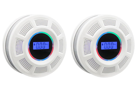 GiiHoo 2-in-1 detector front view showing compact design for versatile placement