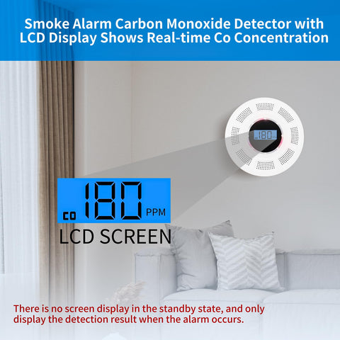 GiiHoo 2-in-1 detector with easy install mounting bracket