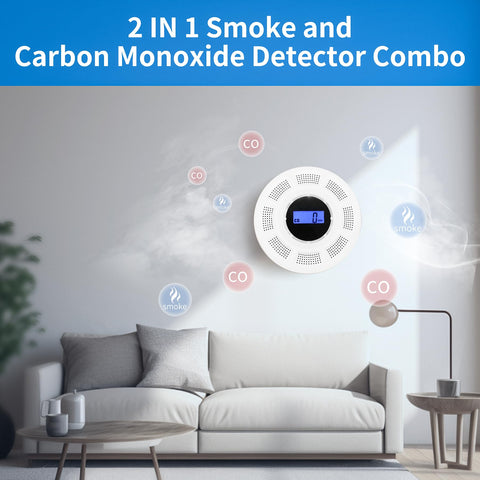GiiHoo detector digital display indicating CO level