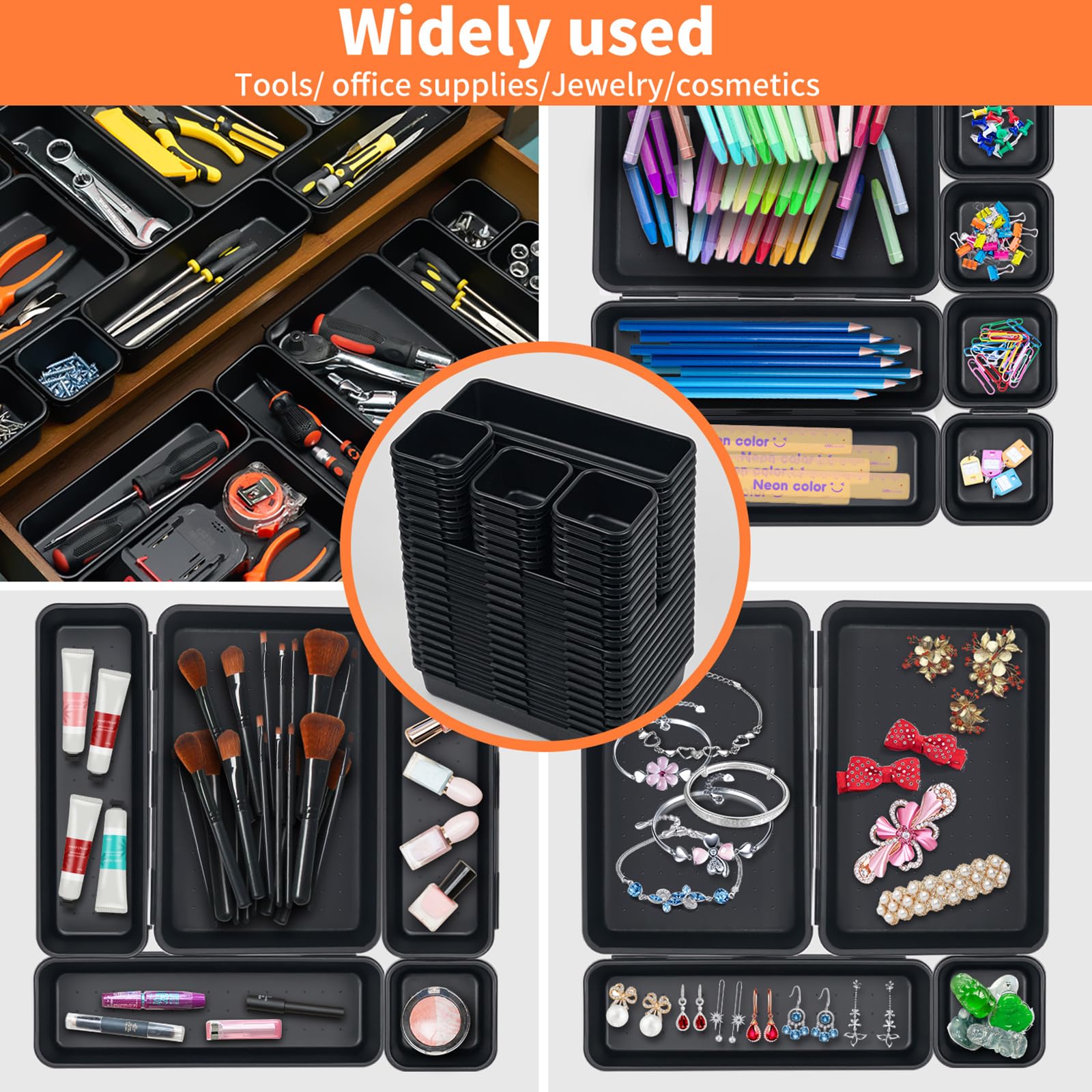 Giklux customizable drawer options tailor layouts for tools.