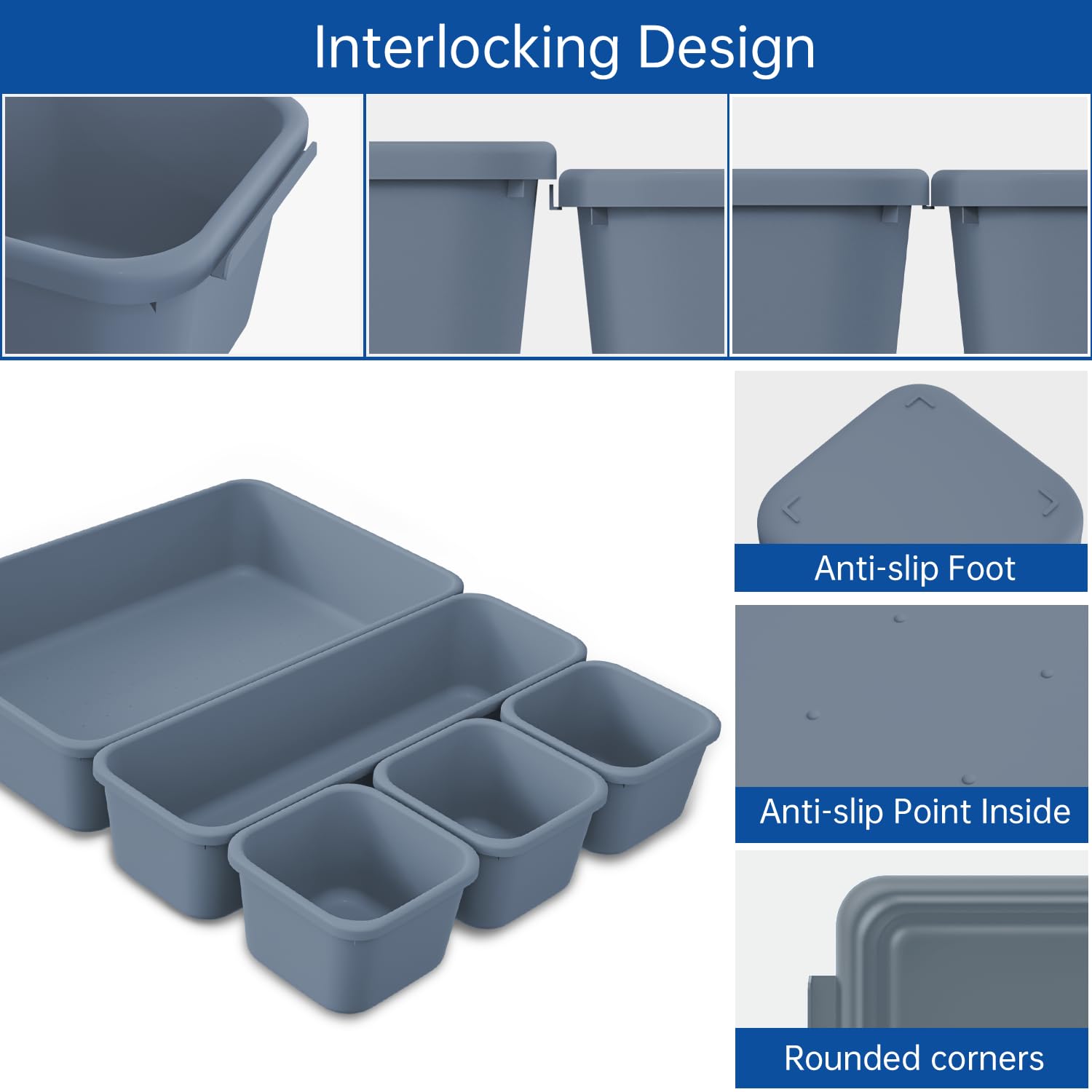 Giklux gray trays help quickly identify tools in busy workshops