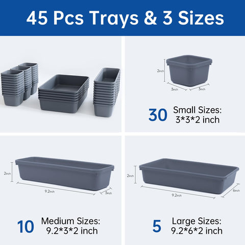 Giklux interlocking drawer design simplifies customizing your storage layout