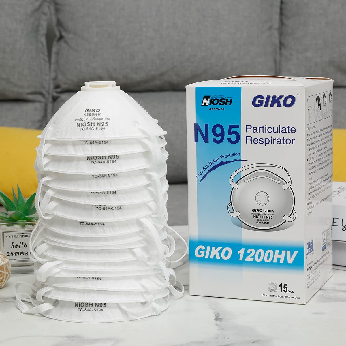 GIKO N95 15-pack box ready to ship and store