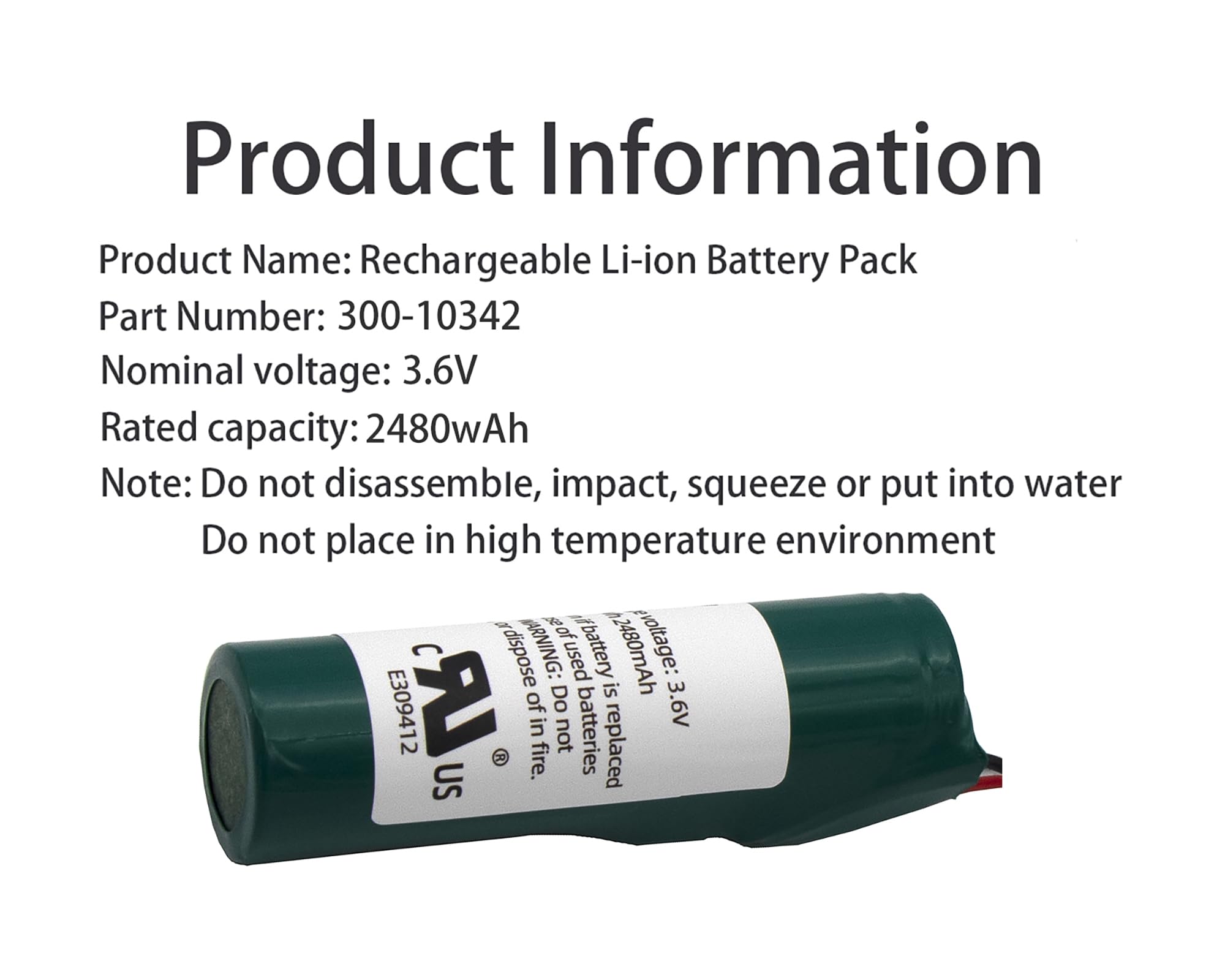 Gikysuiz battery in packaging indicating safe replacement