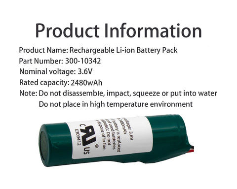 Gikysuiz battery in packaging indicating safe replacement