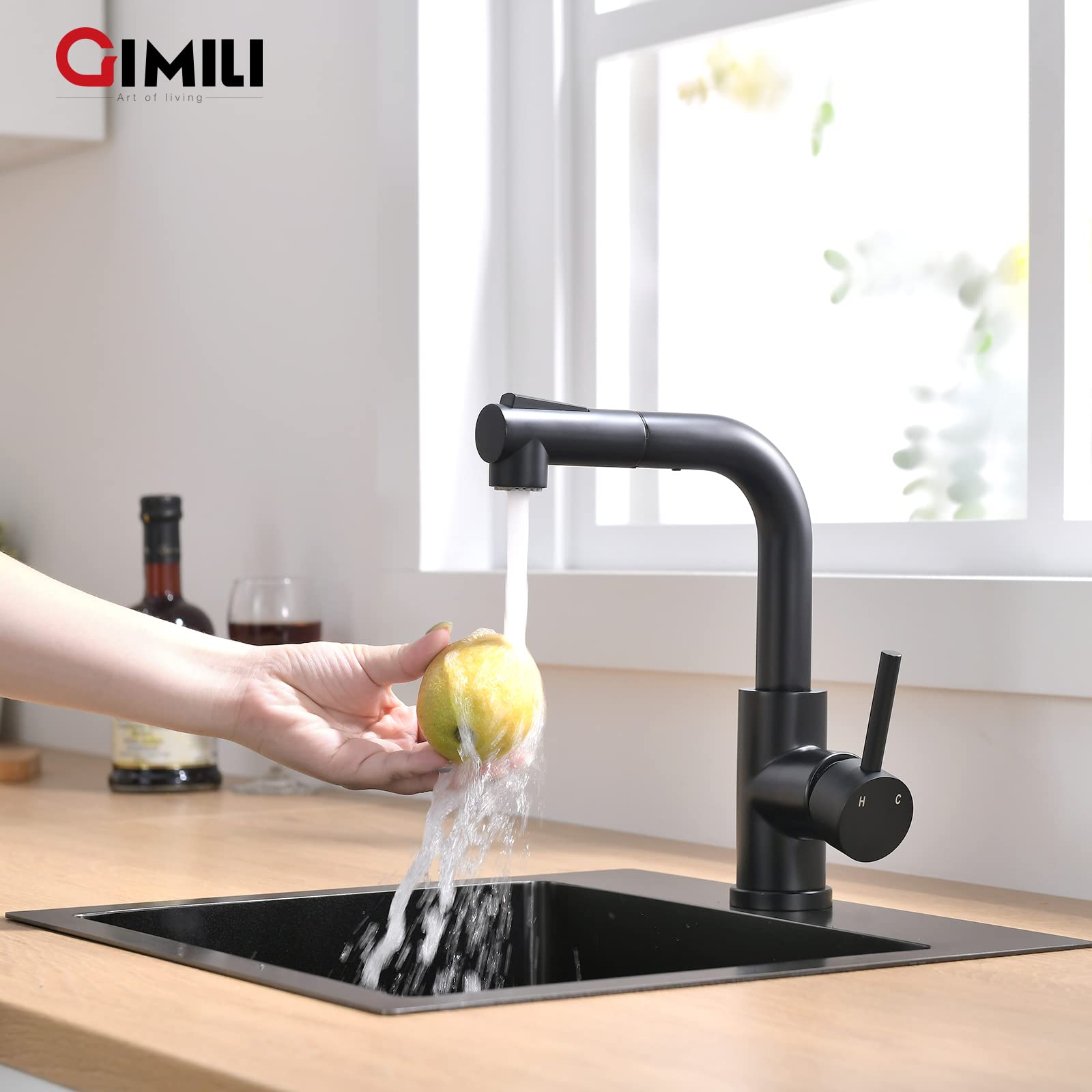 GIMILI brass construction delivers durable, long-lasting performance in busy kitchens