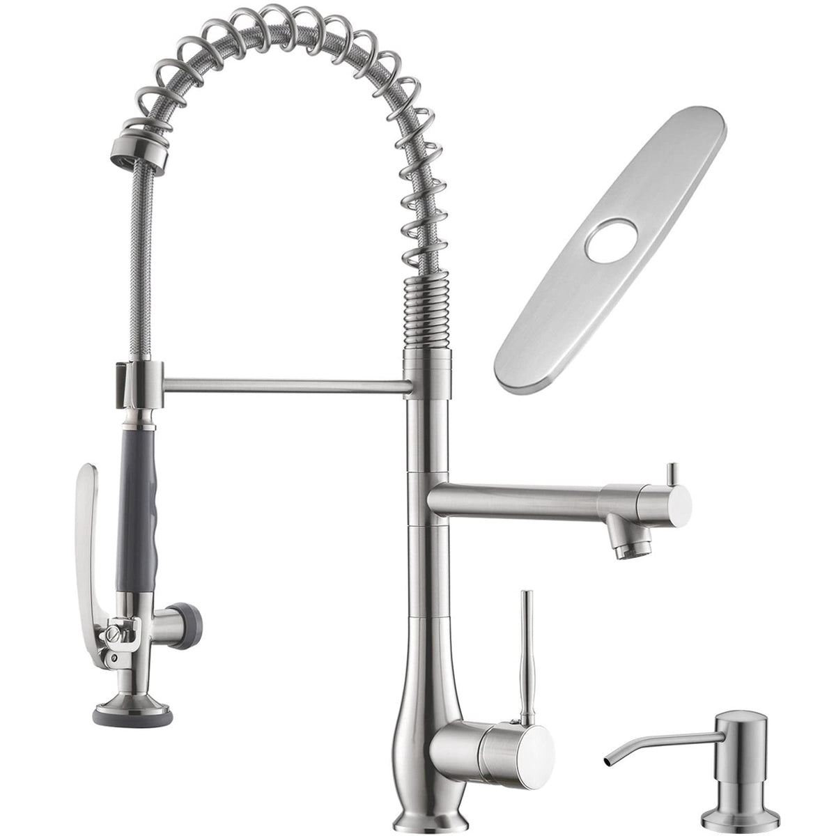 GIMILI commercial faucet spray mode for powerful rinsing.