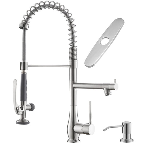 GIMILI commercial faucet spray mode for powerful rinsing.