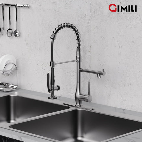 GIMILI faucet includes tools and guide for quick plumber-free installation