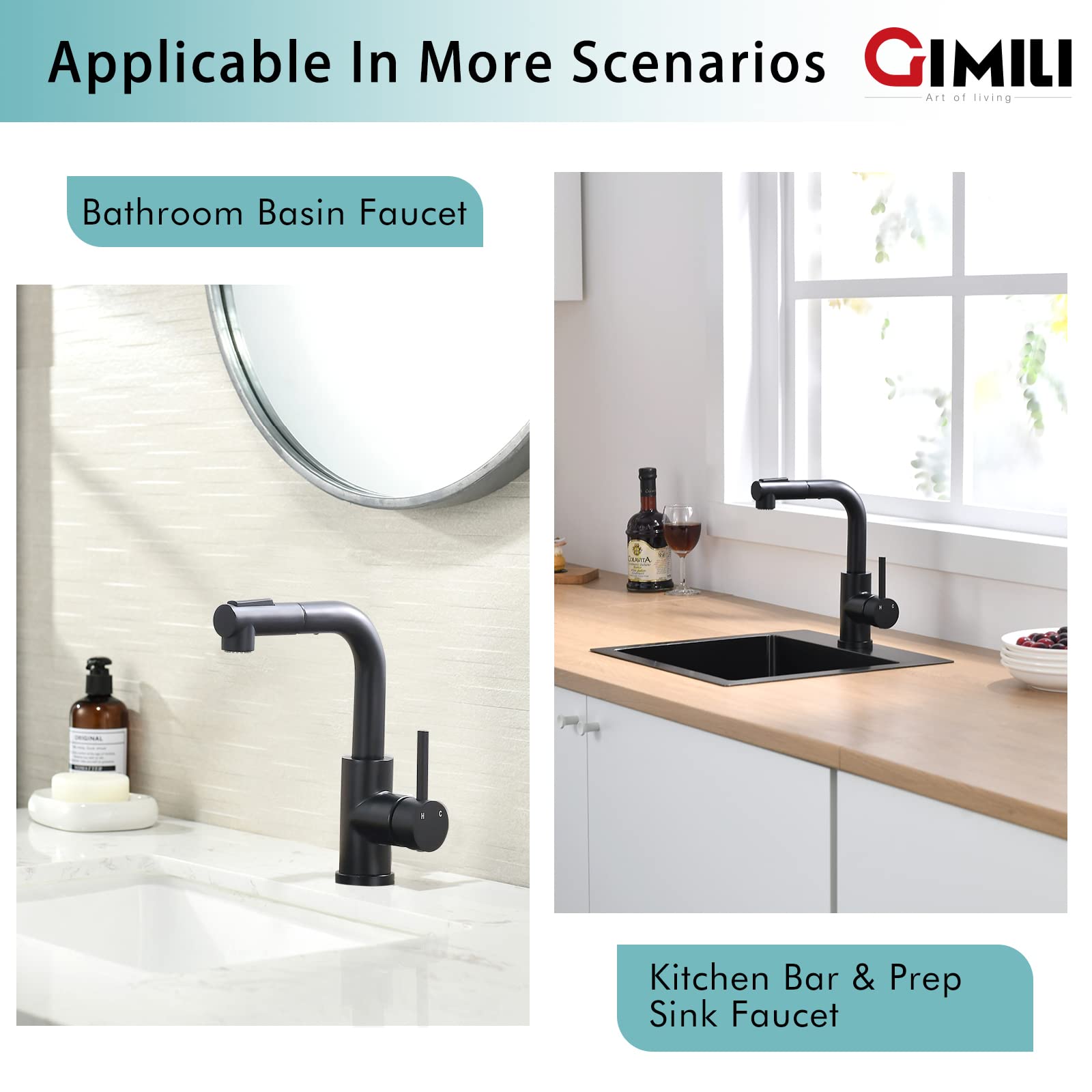 GIMILI hot and cold options support versatile cooking and cleanup