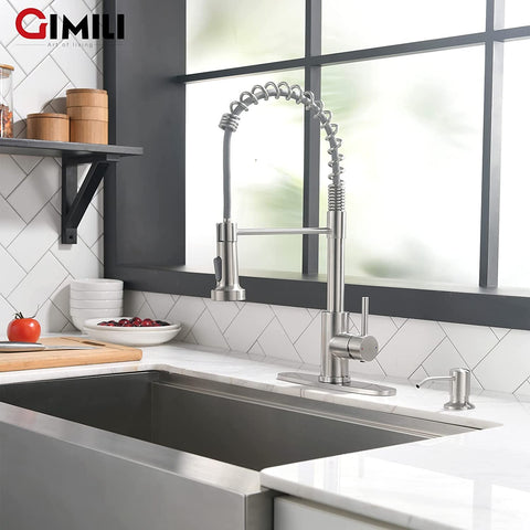 GIMILI spray and stream modes demonstrated for versatile kitchen tasks.