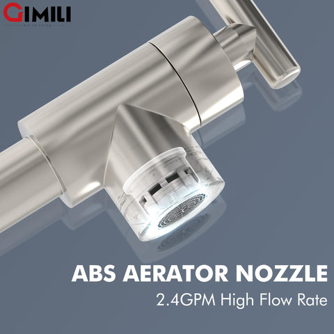 GIMILI leak-free design with brass valves prevents drips and ensures reliability