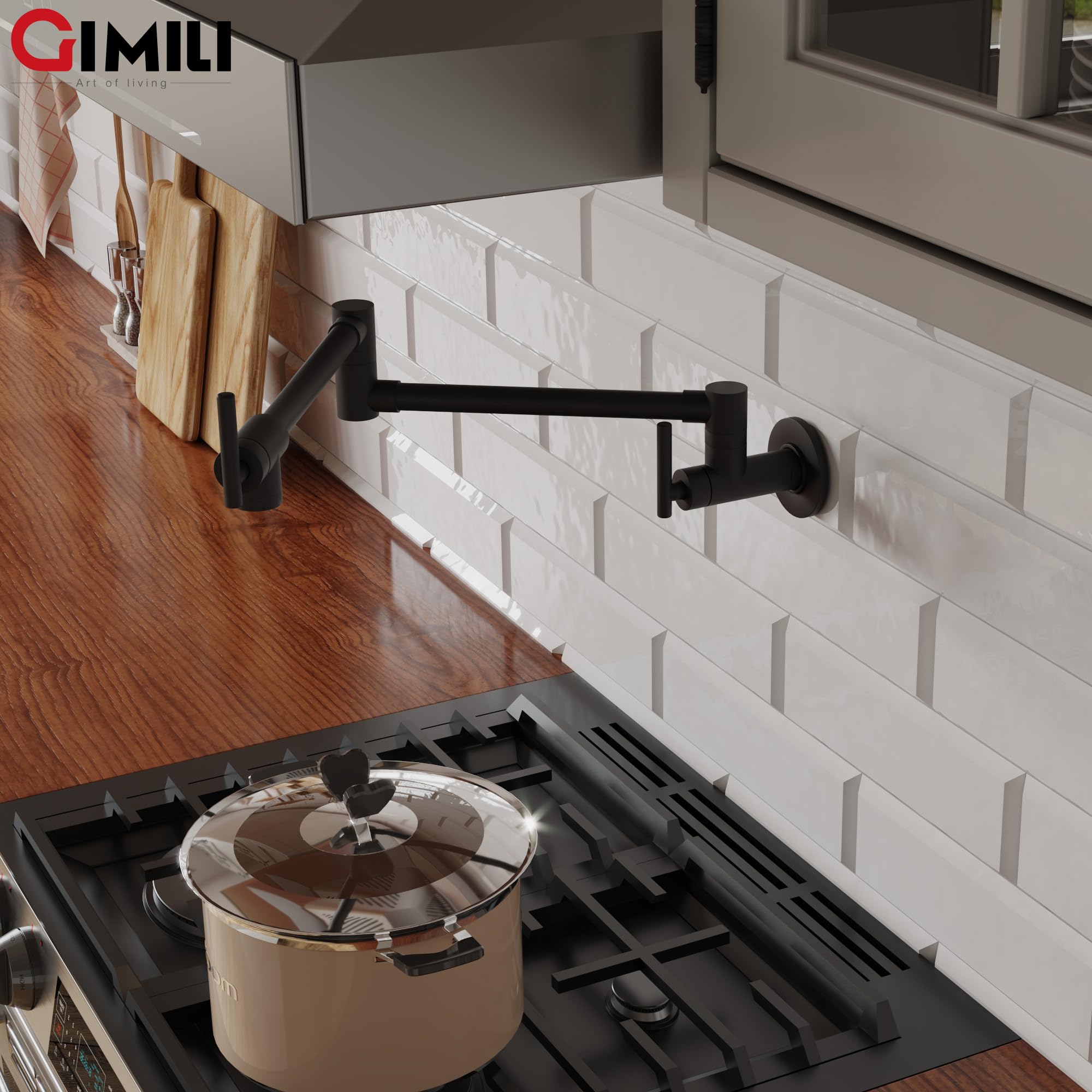 GIMILI SUS304 stainless steel body resists scratches and corrosion