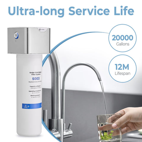 GIMILI pull-down sprayer offers flexible reach to minimize splashes in busy kitchens.