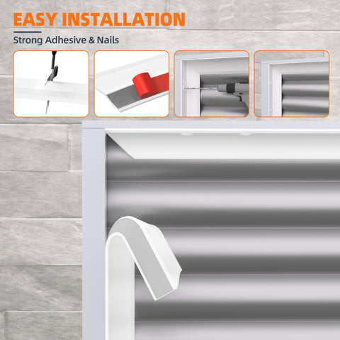 Ginchain right side seal maintains consistent fit across the doorway