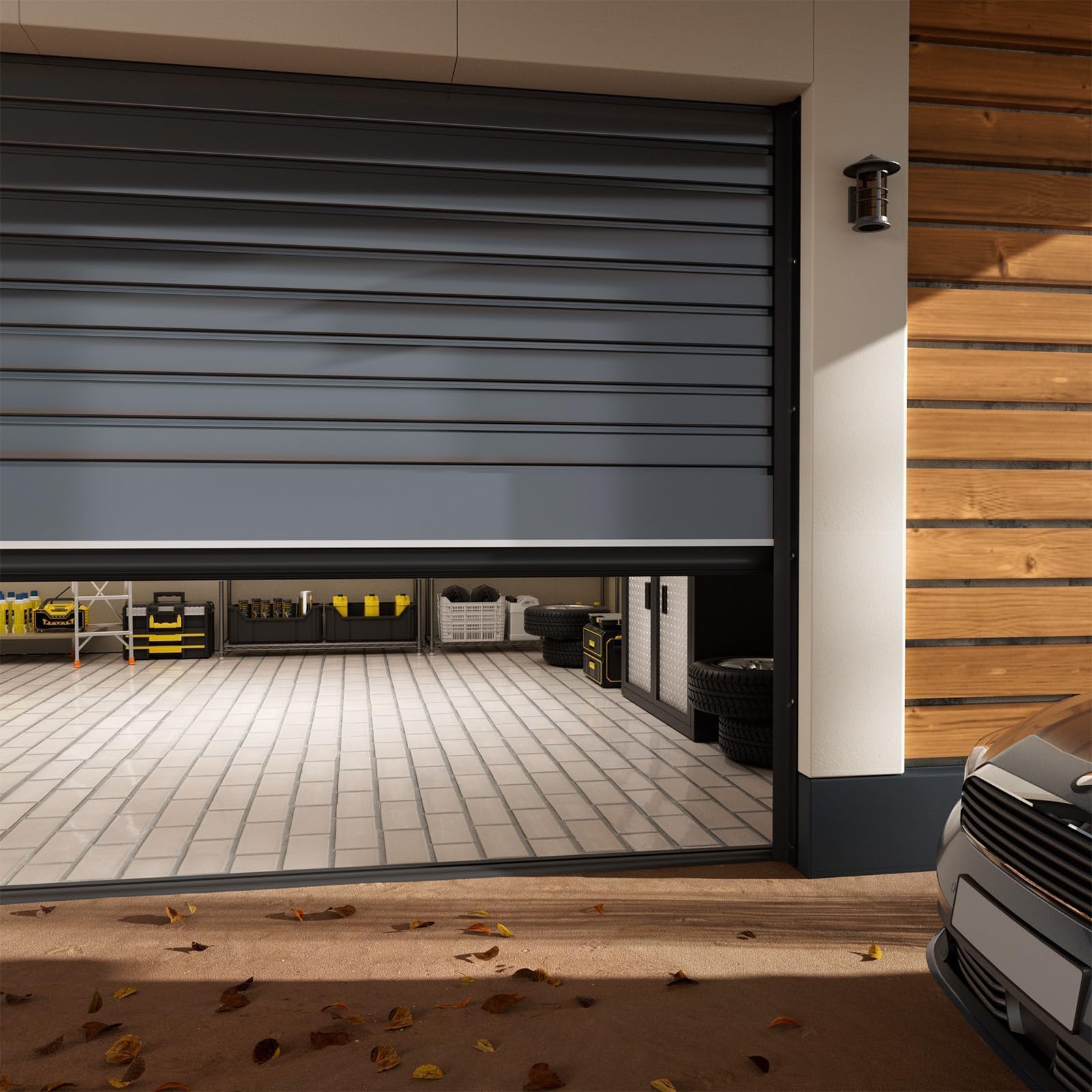 Ginchain tight barrier reduces drafts and noise at the door base