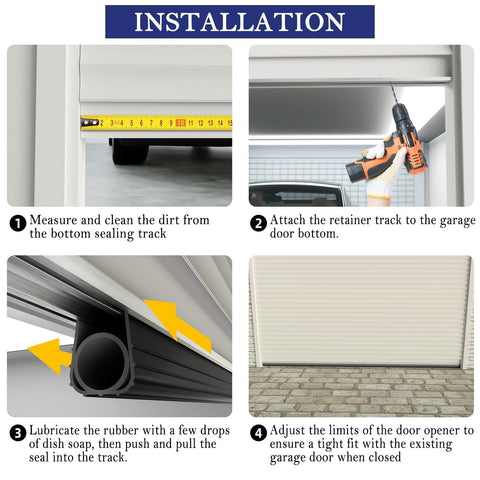 Ginchain universal fit supports 8-20ft doors for versatile use