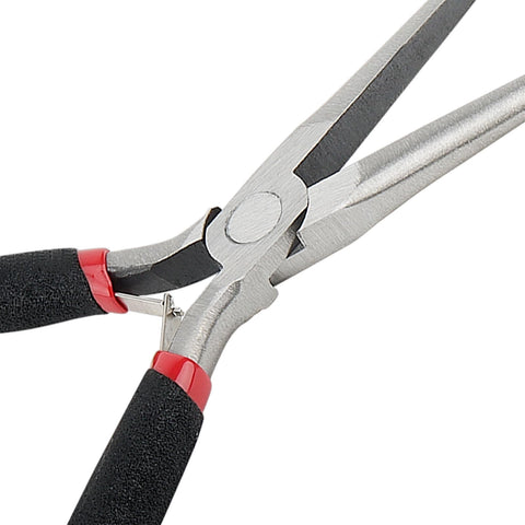 GINLANK ergonomic red-black grip reduces hand fatigue during extended use.