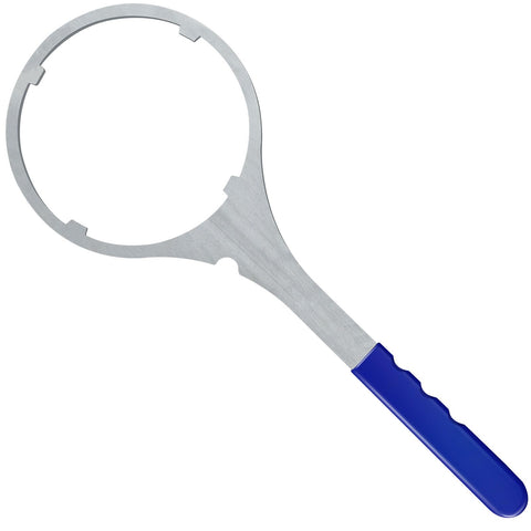 Giokyi SPBW-2 heavy-duty metal wrench with large inside diameter for secure filter housing removal.