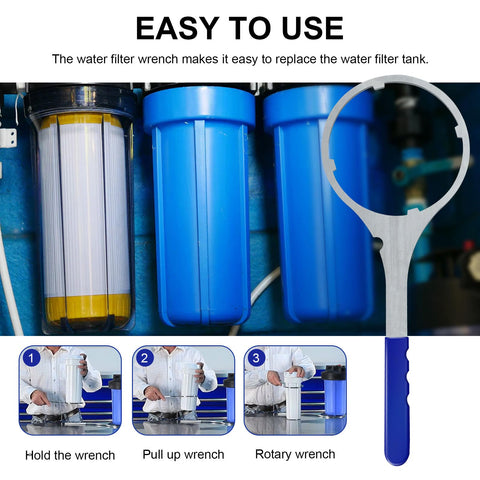 Ideal for both home and commercial setups during routine water filter maintenance.
