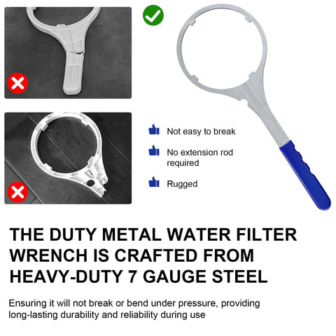 Giokyi SPBW-2 with rubberized grip provides comfortable control during filter changes.